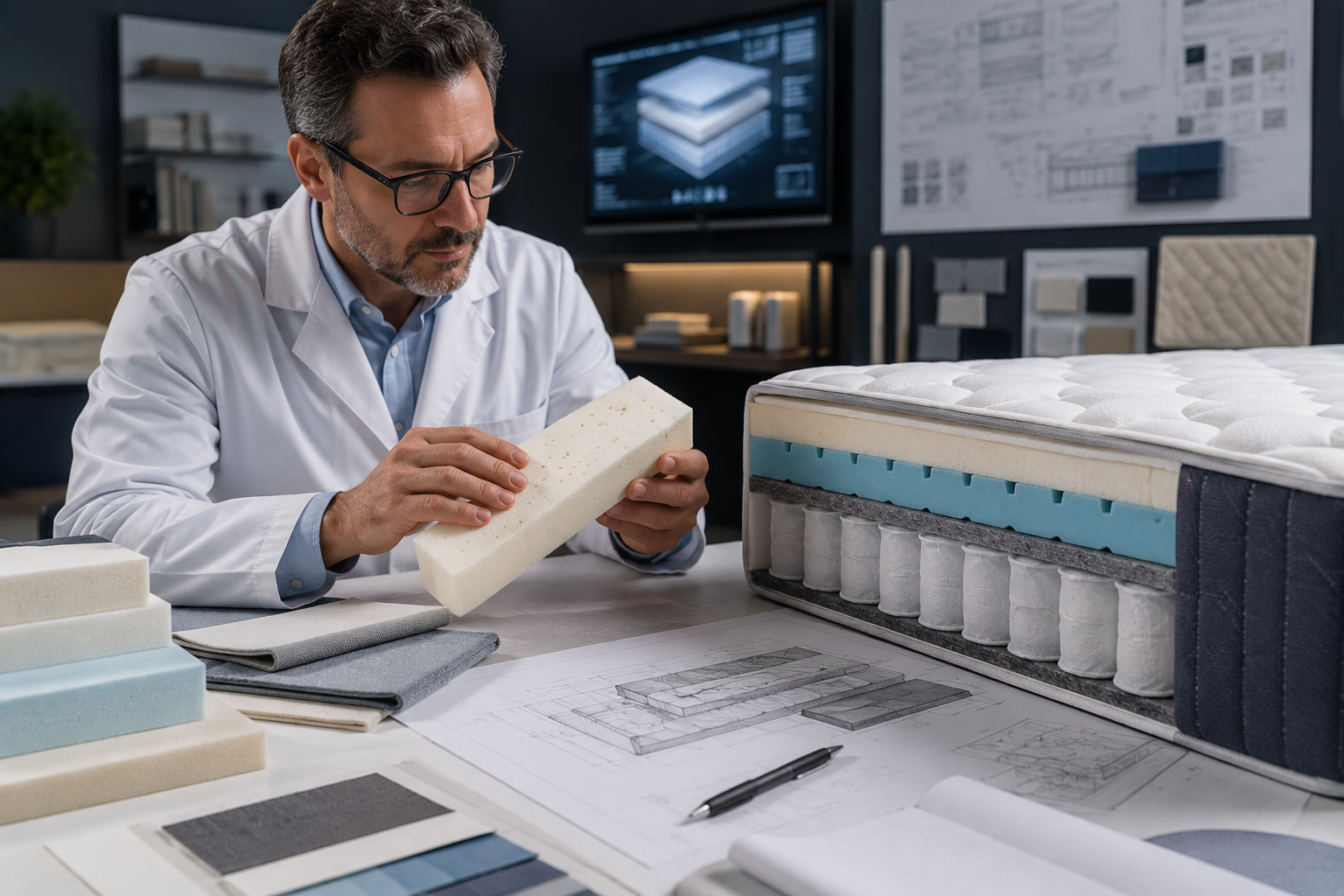 Laboratorio InFormaBed: studio dei materiali e degli strati di un materasso